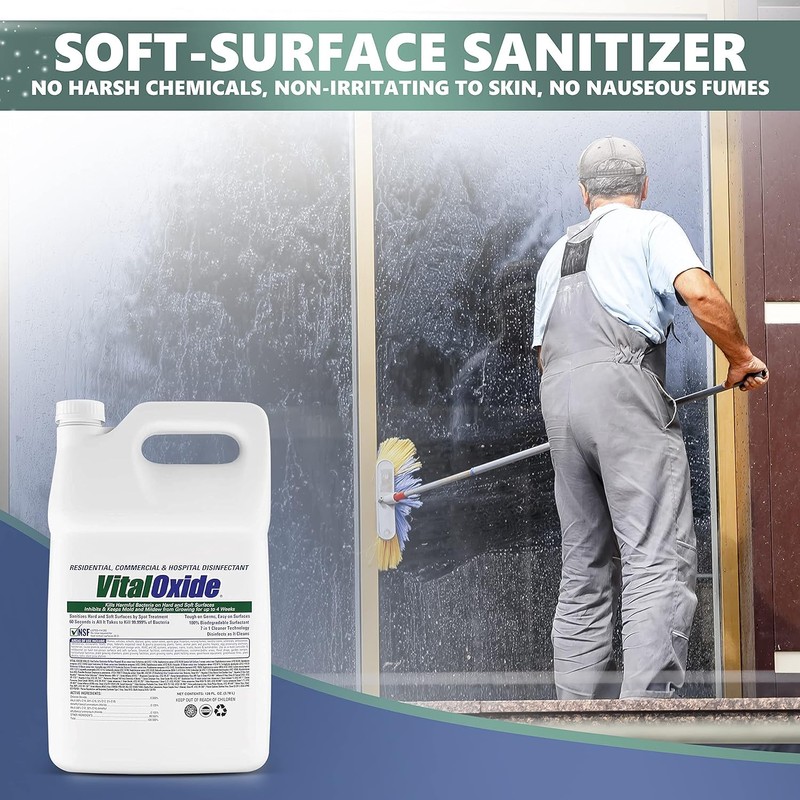 Vital Oxide Disinfectant, Deodorizer, Cleaner, Food-Contact Sanitizer, Virucide – (EPA