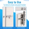 2 Pack Door Latch Lock Barrel Bolt, Thickened Sliding Bolt
