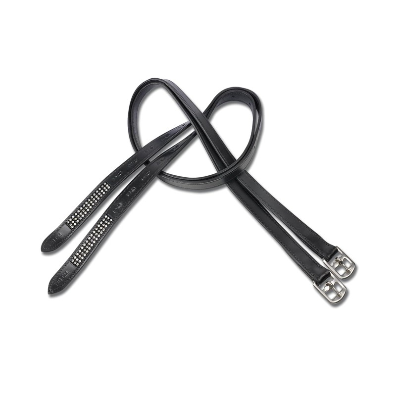 WALDHAUSEN Star Silverstar Stirrup Leathers 140 cm Black
