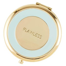 Santa Barbara Design Studio Lili + Delilah Dual-Sided Compact Mirror, 2.5", Gold - Flawless