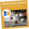 Operitacx Pack of 2 Egg Storage Boxes Practical Labels Portable