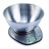 EXZACT Electronic Kitchen Scale with a Mixing Bowl Stainless Steel