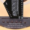 Guitar String Action Gauge Ruler Tool Stainless Steel Electric Guitar