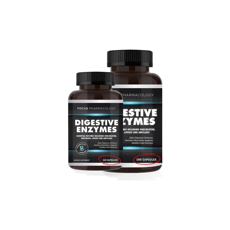 Focus Pharmacology Mezcla Enzimas Digestivas Y Probióticos Digestive Enzymes Probiotics