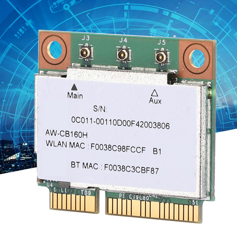 Network Card Gigabit AC1300M MINI PCI E Interface Support for