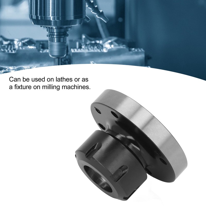 Collet Carbon Steel 80mm Diameter Chuck Lathe Accessory for CNC