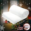Lets Go Crimbo Large Artificial Fake Snow Blanket for Christmas