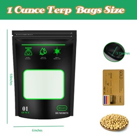 20 pcs 1 oz Storage Terp Bags 58%-62% RH 2-Way Humidity Control Bags,Reusable Heat Sealable Bags for Curing & Food Storage, 1 Ounce Humidity bags (20)