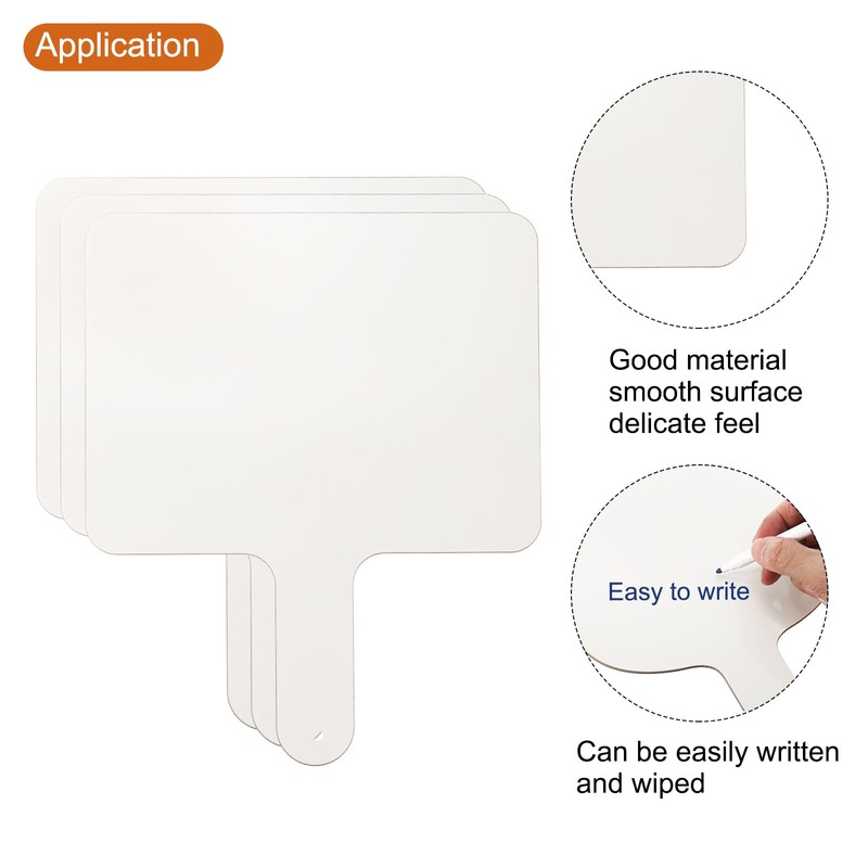 PATIKIL Dry Erase Answer Paddle, 10" x 8" Double Sided