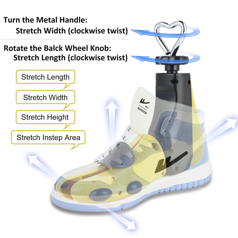 UNIKOO Boot Shoe Stretcher Wide Feet, Professional Shoe Stretcher Men