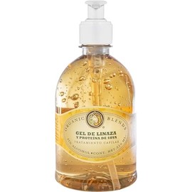 Organic Blends. Gel Fijador de Cabello a Base de Linaza y Proteína de Soya 510 ml. Para toda la familia. (Paquete 1 pieza)
