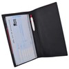 MARSHAL Genuine Leather Checkbook Cover Case #156-cr (CN Black)