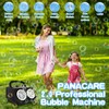 Bubble Machine,PANACARE Portable Automatic Bubble Blower.20000+ Bubbles per mins.Bubble Maker