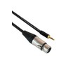 Cable Digiflex NKXF-10 10' XLRF to 1/8 Mini TRS