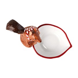 Villeroy & Boch – Toy's Fantasy Schale mit Eichhörnchen Motiv, Schale Porzellan, Bowl für Weihnachten, mehrfarbige Schüssel mit Weihnachtsmotiv