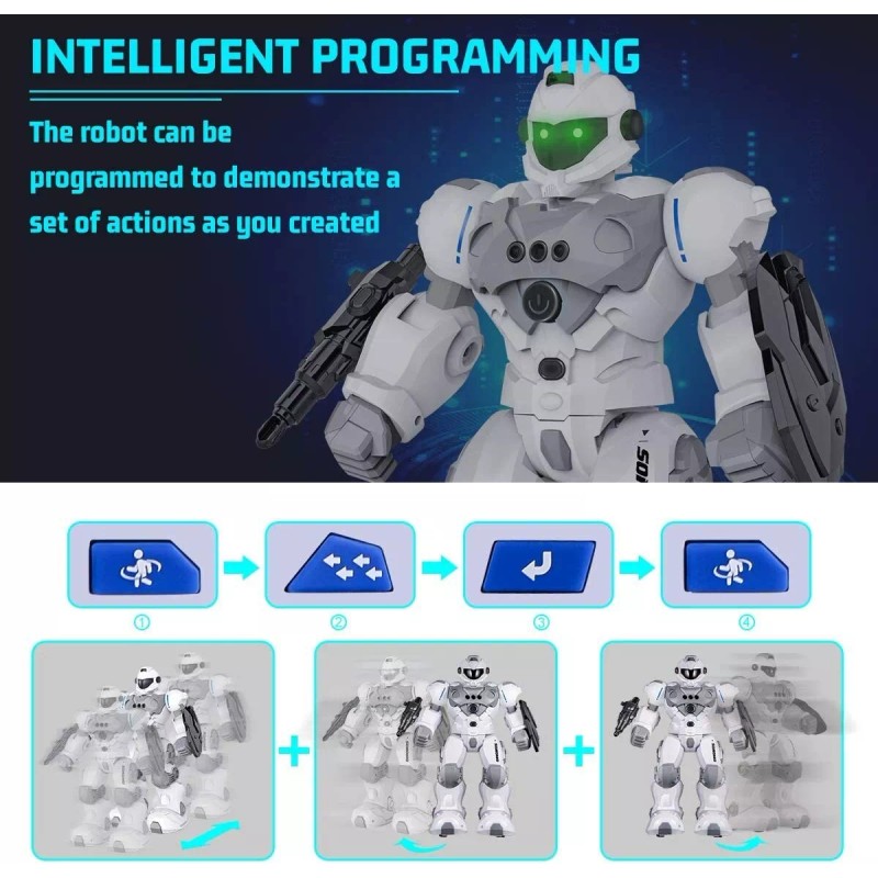 RC Robot for Kids Intelligent Programmable Robot with 2.4GHz Sensing