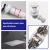 Micro Traders 120mm Shower Waste Drain Cover Chrome Plate Cover