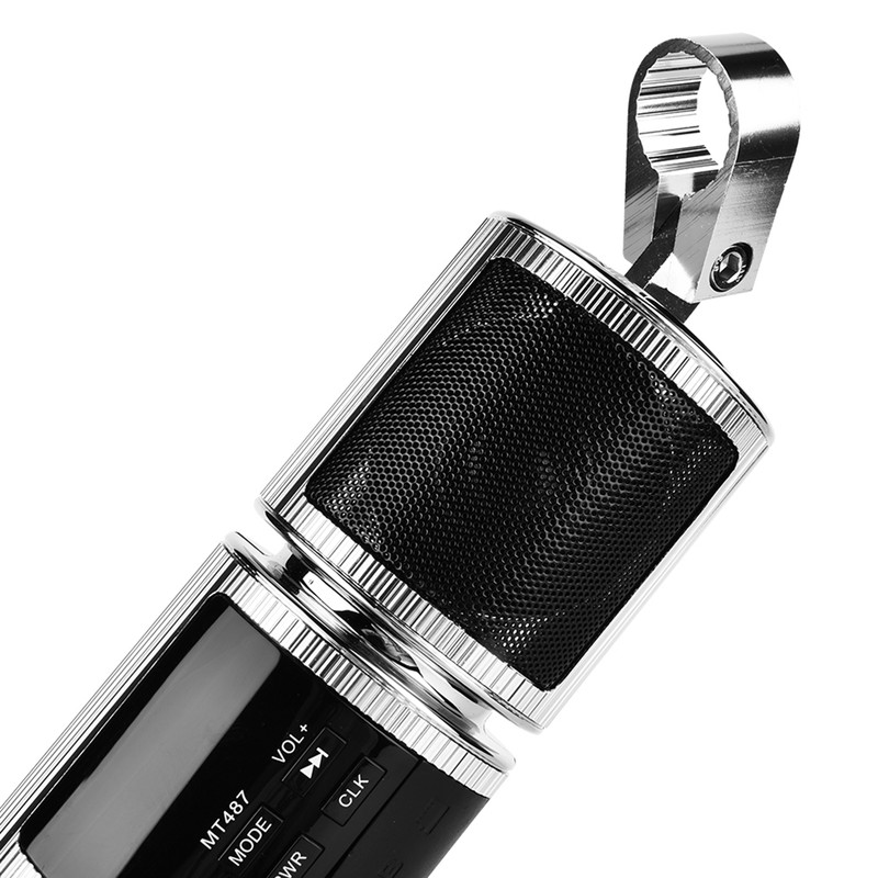 Motorcycle MP3 Music Player BT Audio Stereo Speaker FM Transmitter