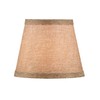 Aspen Creative 51022-2 Hardback Empire, Linen Textured Fabric Clip-On Lamp
