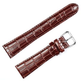 deBeer Wild Alligator Grain Watch Band - Brown 16MM
