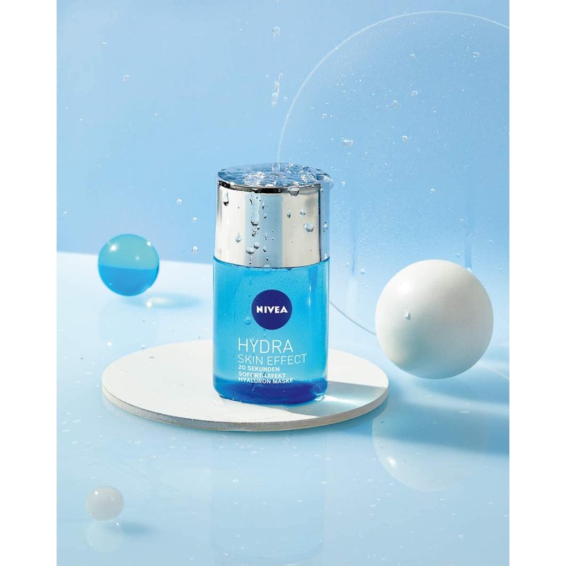 NIVEA Hydra Skin Effect 20 Seconds, Instant Effect Hyaluronic Mask,