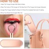 Raspador de Lengua de Acero Inoxidable Set de 3 para