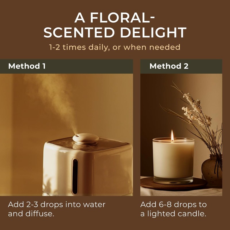 Gya Labs Jasmine Essential Oil for Diffuser - 0.17 Fl