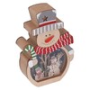 Luminous Christmas Ornament LED Light Emitting Wooden Christmas Decorations Ornaments