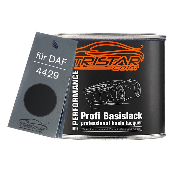 TRISTARcolor Autolack Dose spritzfertig für DAF 4429 Chassis Black Basislack