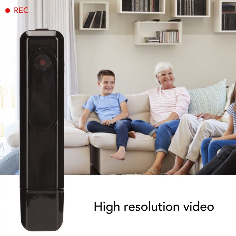 HD 1080P Mini Camera, Portable Pen Cop Pocket Cam, USB
