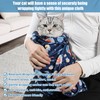 ZINGTERRA Cat Grooming Wrap,Anti-Escape Cat Wrap for Grooming,Self-Adherent Soft Cat