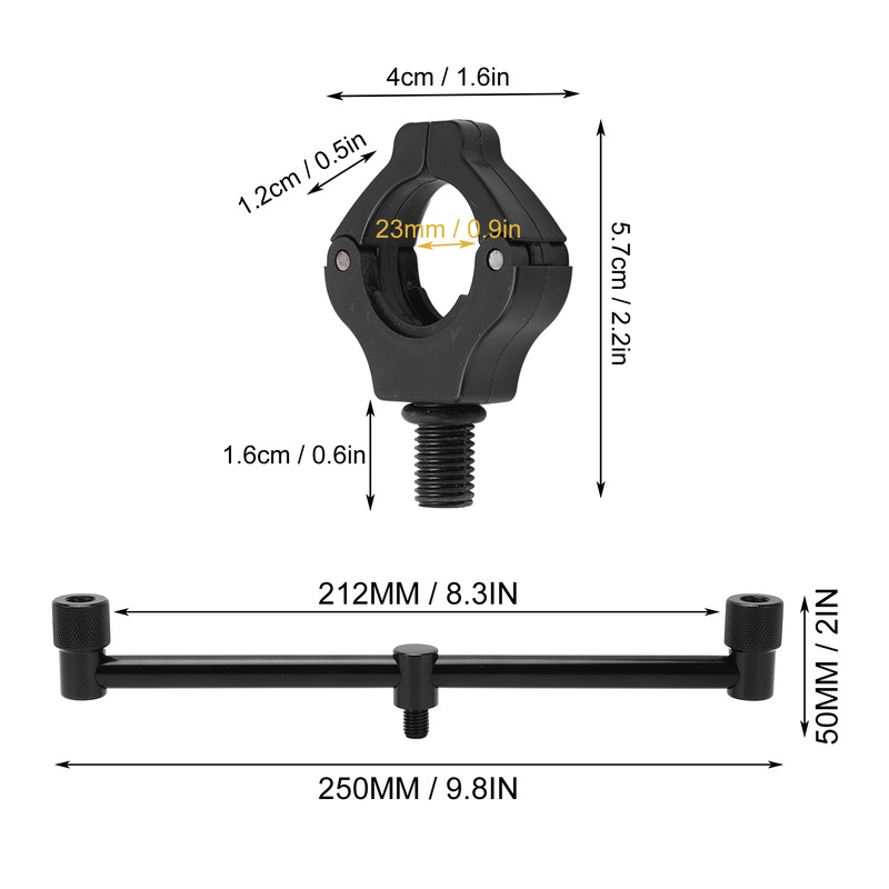 Carp Fishing Rod Holder Bracket Stand Carp Fishing Buzz Bars