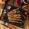 VEYLIN Barbecue Skewers,80pcs Bamboo Paddle Skewers Bamboo Sticks for BBQ