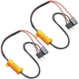 AUXIRACER H7 LED Headlight Anti Flicker Adapter Error Free Canceler Canbus Lamps Decoder