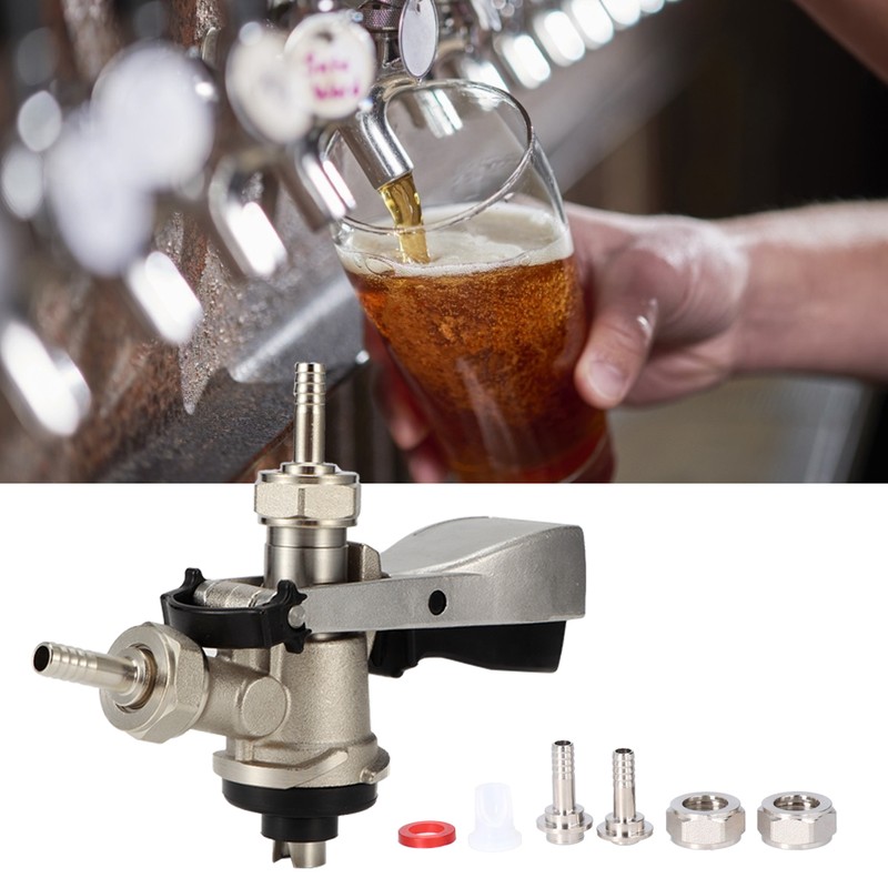 G5/8 S Type Brewing Draft Beer Keg Taps Coupler Dispenser