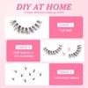Parriparri Eyelashes, Natural Look, Fluffy False Eyelashes, Clear Band, 7