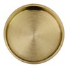 UK Brass Castor Cups (Set of 4) – Solid Polished