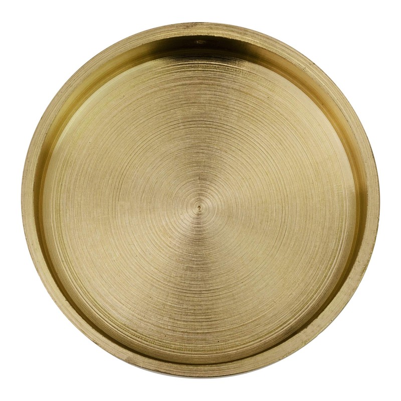 UK Brass Castor Cups (Set of 4) – Solid Polished