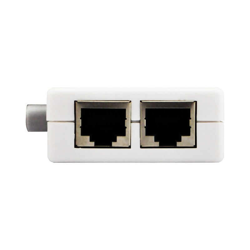 iKKEGOL Mini 2-Port RJ45 Network Key-Press Switch Splitter Selector Box