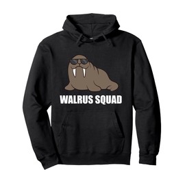Funny Walrus Team Walrus Walrus Squad Pullover Hoodie