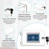 SUTINE Thermostat Lock Box, Thermostat Cover with Lock for Smart