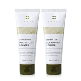 Bialmud Recovery Mud Pack-to-Foam Cleanser 110ml 1+1 / 비알머드 리커버리 머드 팩투폼 클렌저 110ml 1+1