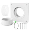 Aozzy Universal Twist-Lock Dryer Vent Wall Plate with Quick Connect