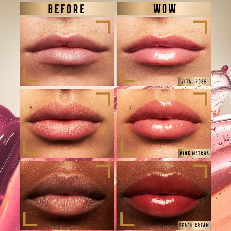 Max Factor Miracle Pure Lip Enhancer, 050 Pink Matcha, Conditioning