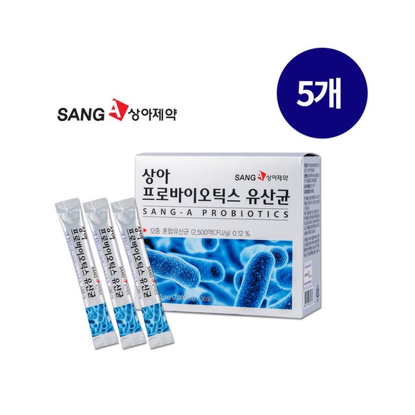 Sang-A Pharmaceutical Probiotics Lactobacillus (30 packs) - 5 gift set Lactobacillus nutritional supplement