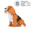 JEKCA Beagle Mini 01S | Mini Dog Plastic Building Blocks