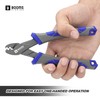Booms Fishing Crimping Pliers Tool: 6.5in Crimper for Single Barrel