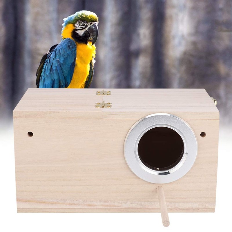 Bird Breeding House, Sturdy Durable Breeding Box Wooden Professional for