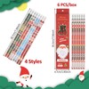 Moosono Christmas Pencils for Children, 24 PCS Christmas Pencils, Christmas