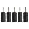 EMSea 5PCS 2.5mm Mono to 3.5mm Mono Jack Adapter Compatible